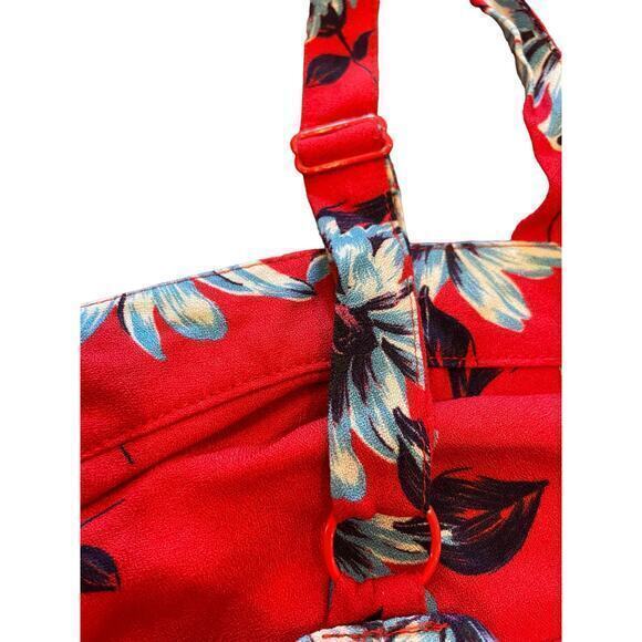 NWT Revolve Yumi Kim Crop Top Siren Top in Finders Keepers Red w/‎ Front Tie - Picture 8 of 9